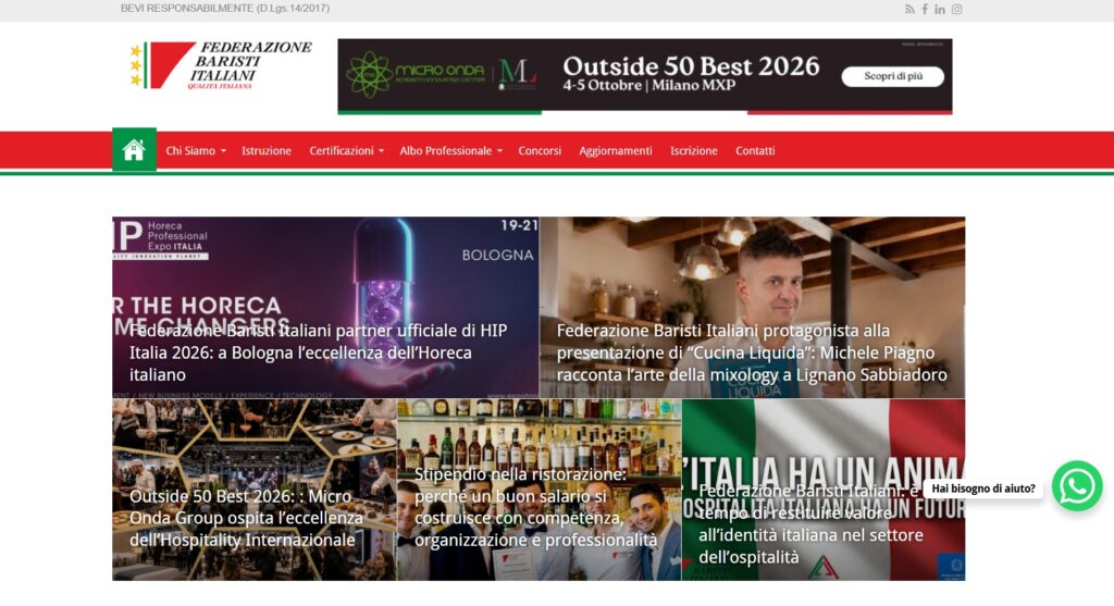 Corsi Barman barista bartender Udine, Gorizia, Pordenone, Trieste