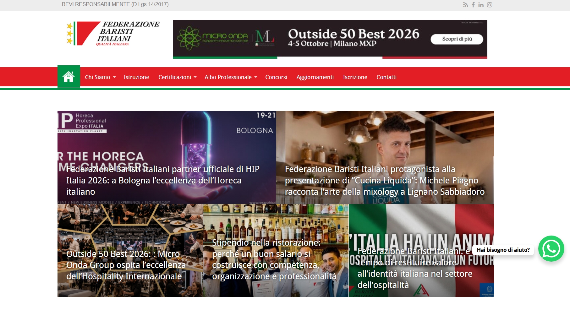 Corsi Barman barista bartender Udine, Gorizia, Pordenone, Trieste